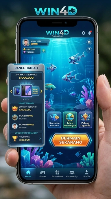 Layar utama win4d — antarmuka bersih setelah instalasi